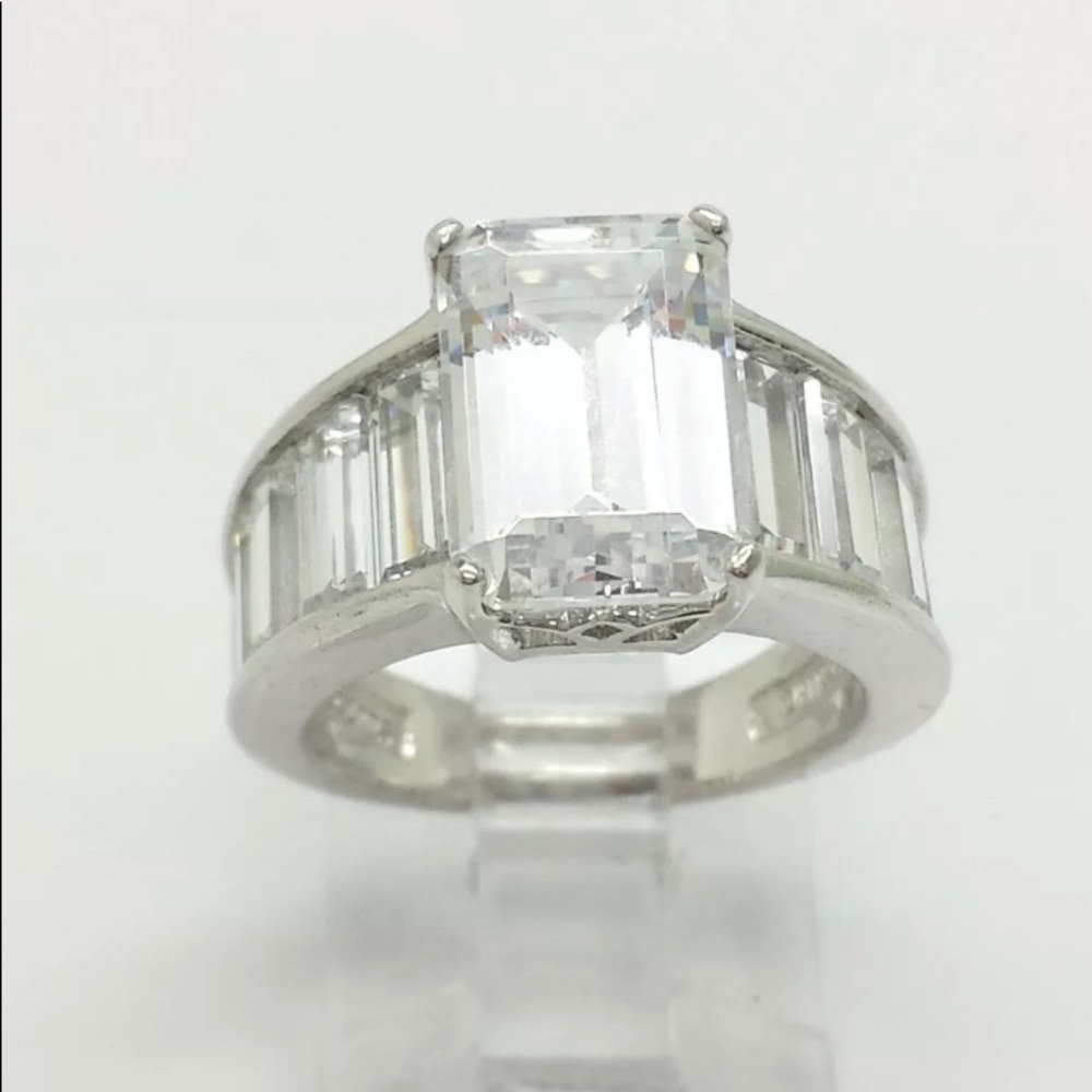 QVC Epiphany Platinum Clad ring
